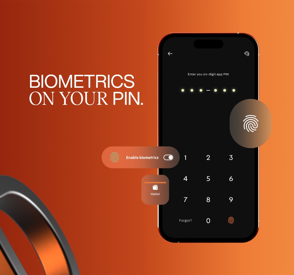 Biometircs on your pin